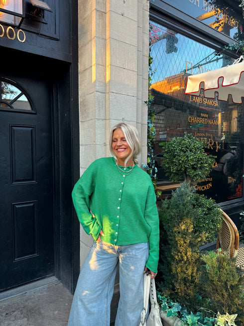 Coco Cutie Cardigan // Kelly